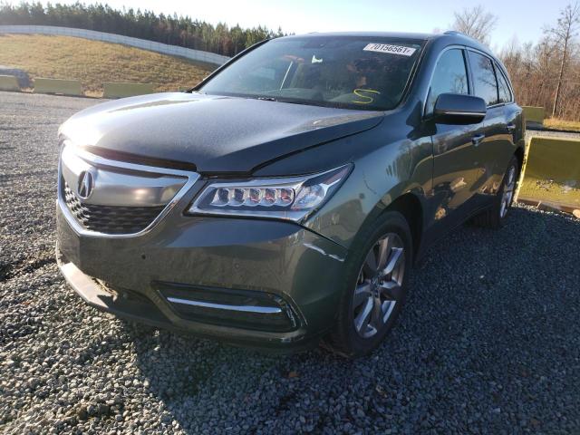 Photo 2 from auction – 2014 ACURA MDX ADVANC with VIN 5FRYD3H88EB013394