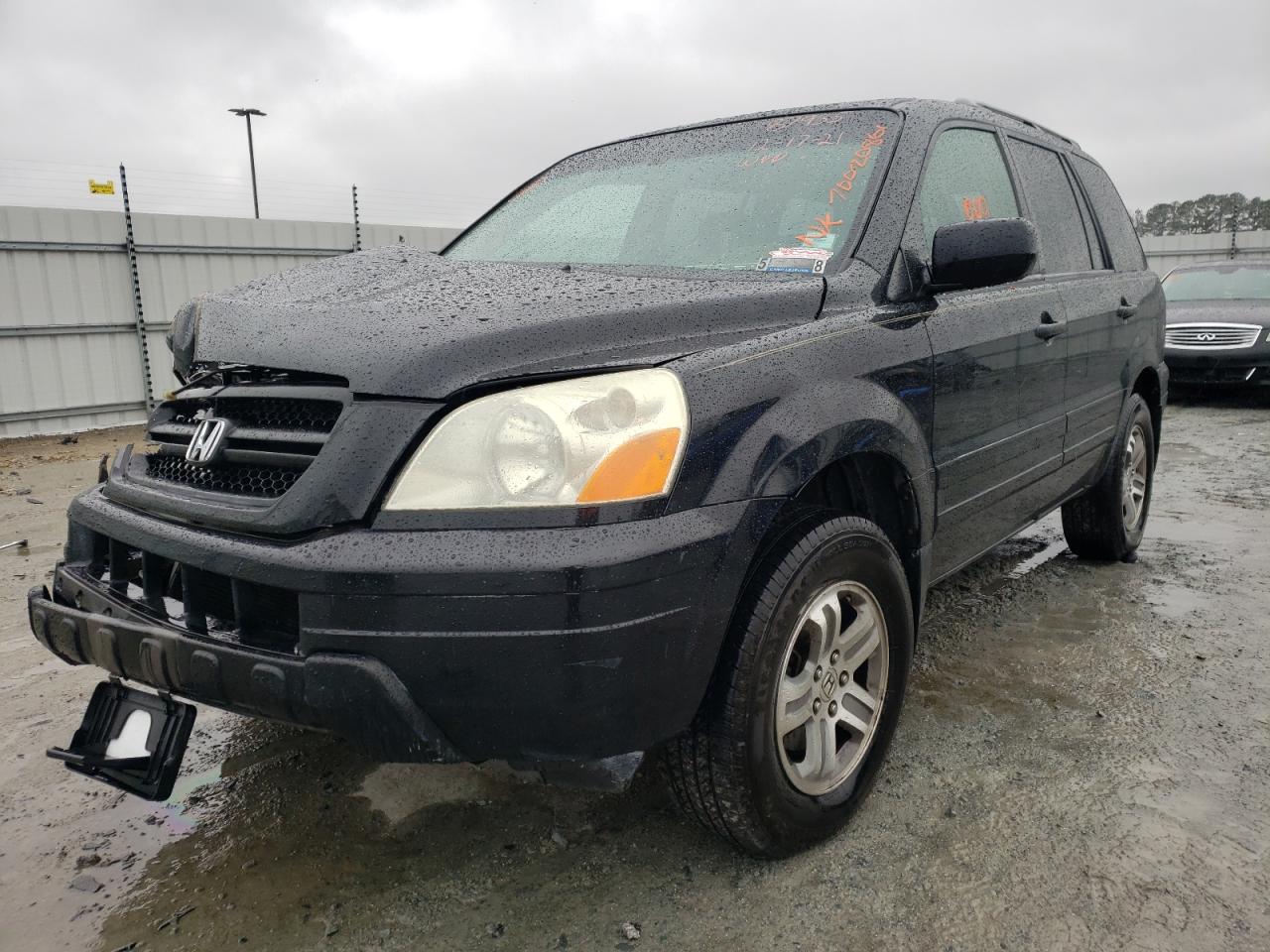 Photo 2 from auction – 2005 HONDA PILOT EXL with VIN 5FNYF18555B051056