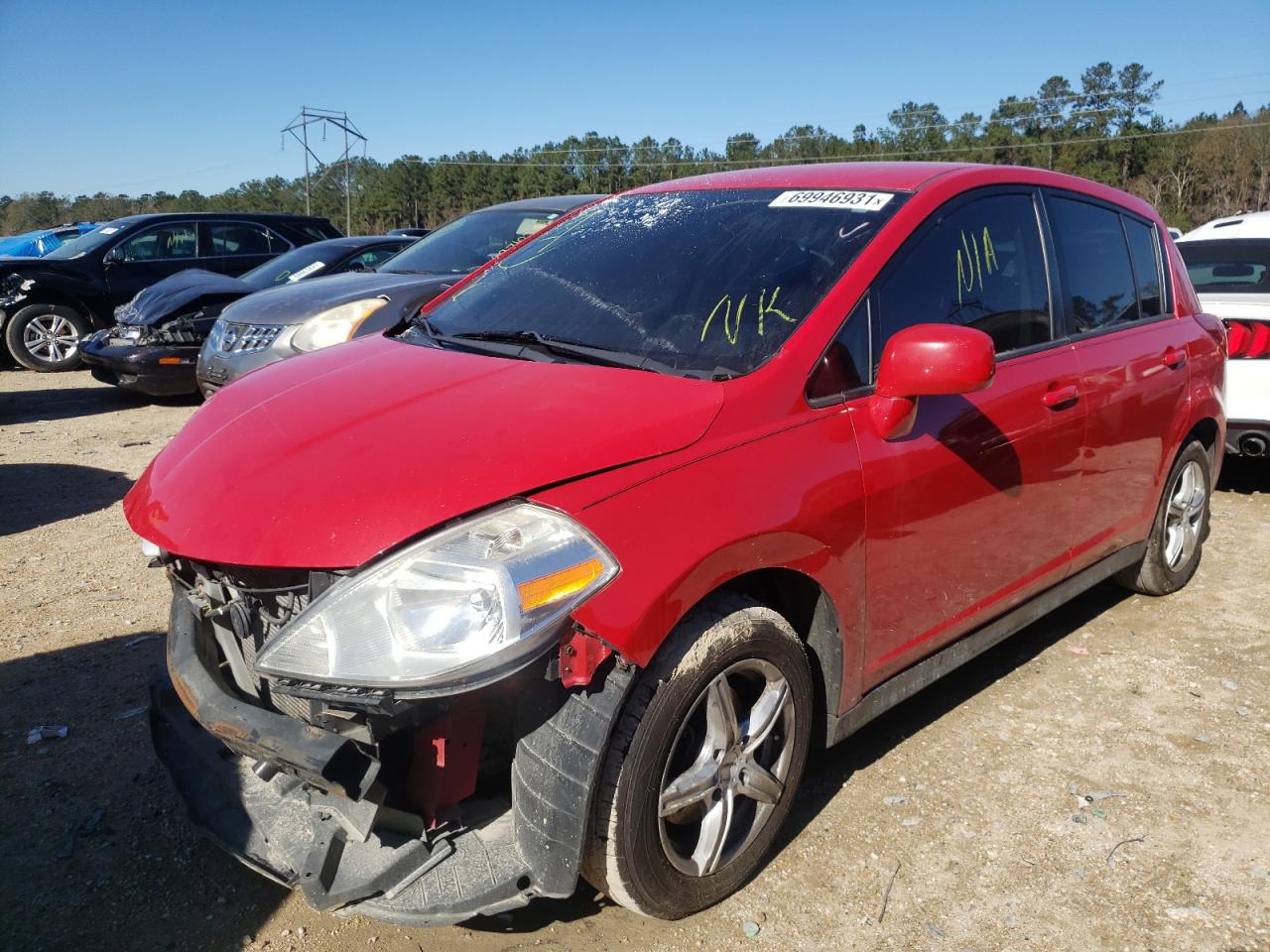 Photo 2 from auction – 2012 NISSAN VERSA S with VIN 3N1BC1CP8CK217701