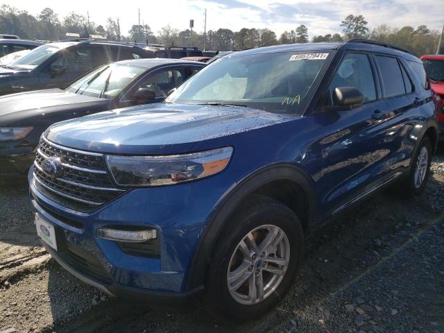 Photo 2 from auction – 2021 FORD EXPLORER X with VIN 1FMSK7DH4MGB76747
