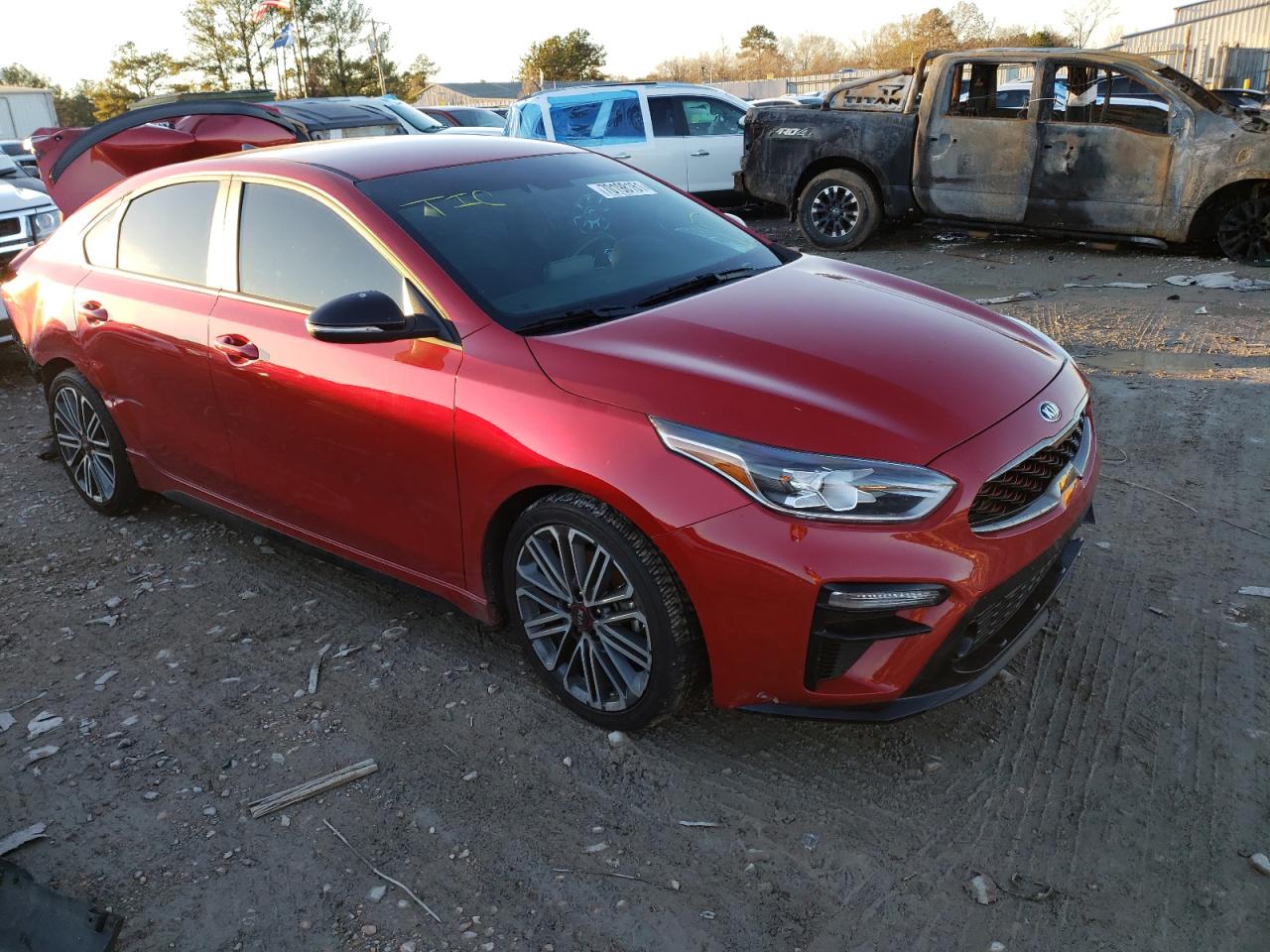 KIA FORTE EX 2020 with VIN 3KPF44AC7LE261751 - Photo from auction