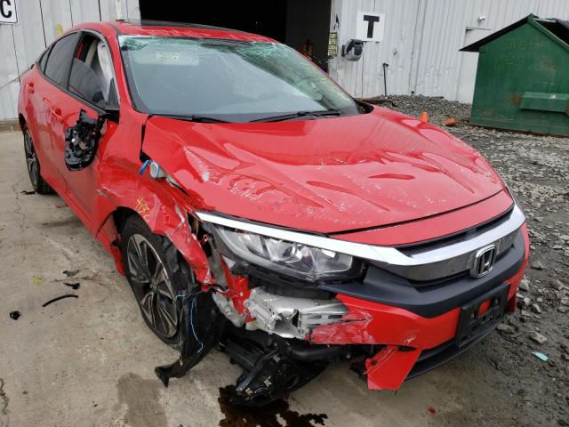 HONDA CIVIC EX 2018 with VIN 2HGFC1F3XJH644452 - Photo from auction