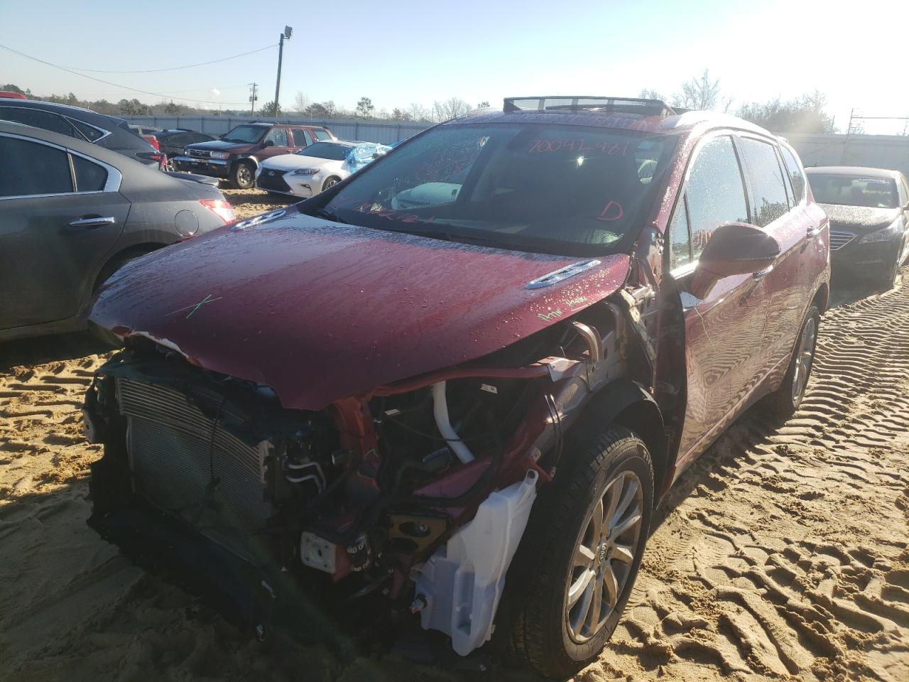 Photo 2 from auction – 2019 BUICK ENVISION E with VIN LRBFX2SA8KD006498
