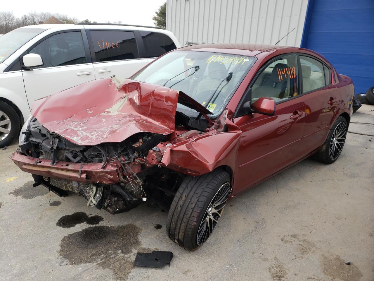 Photo 2 from auction – 2008 MAZDA 3 I with VIN JM1BK32G181136951