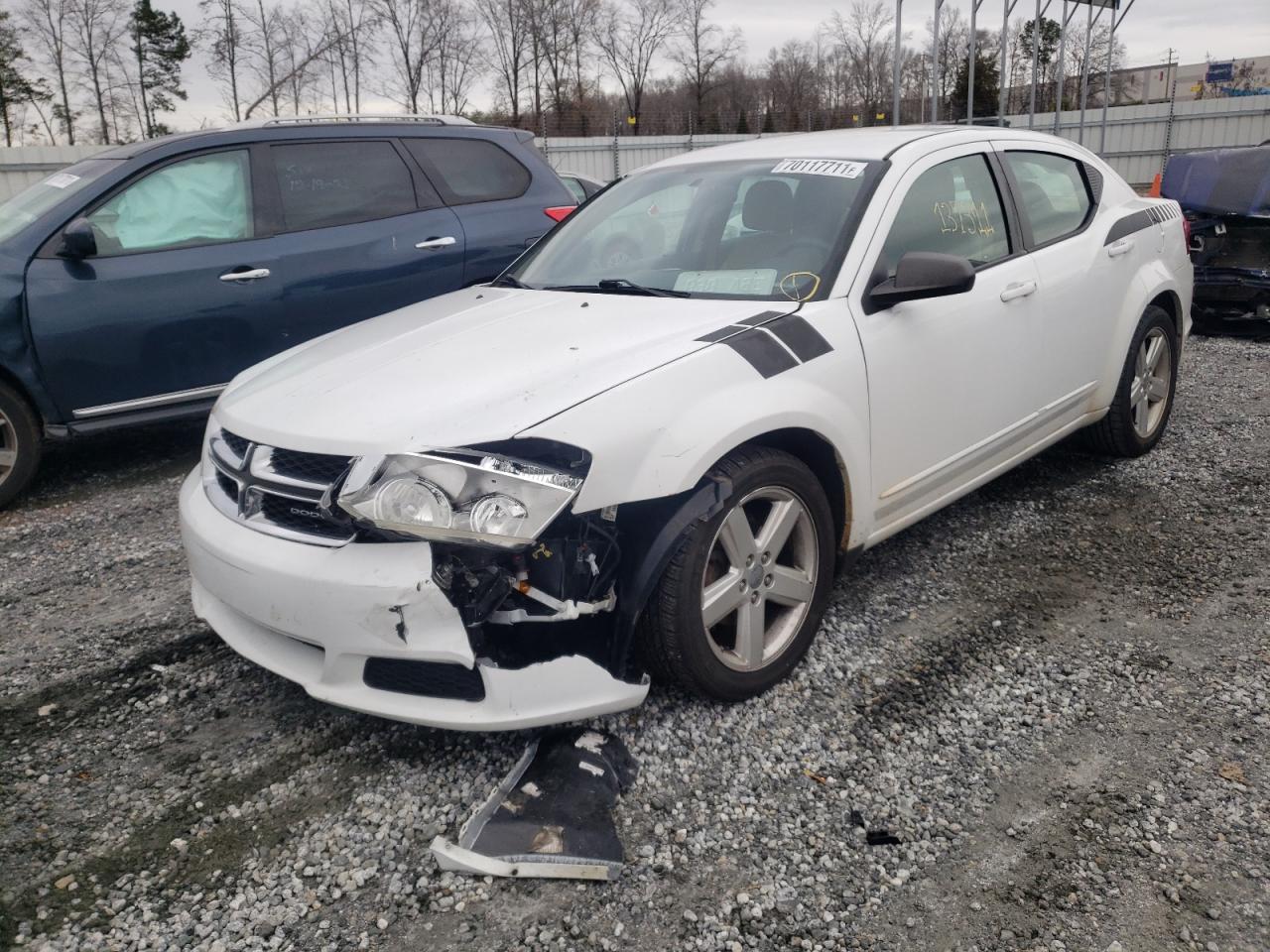 Photo 2 from auction – 2013 DODGE AVENGER SE with VIN 1C3CDZAB5DN606798