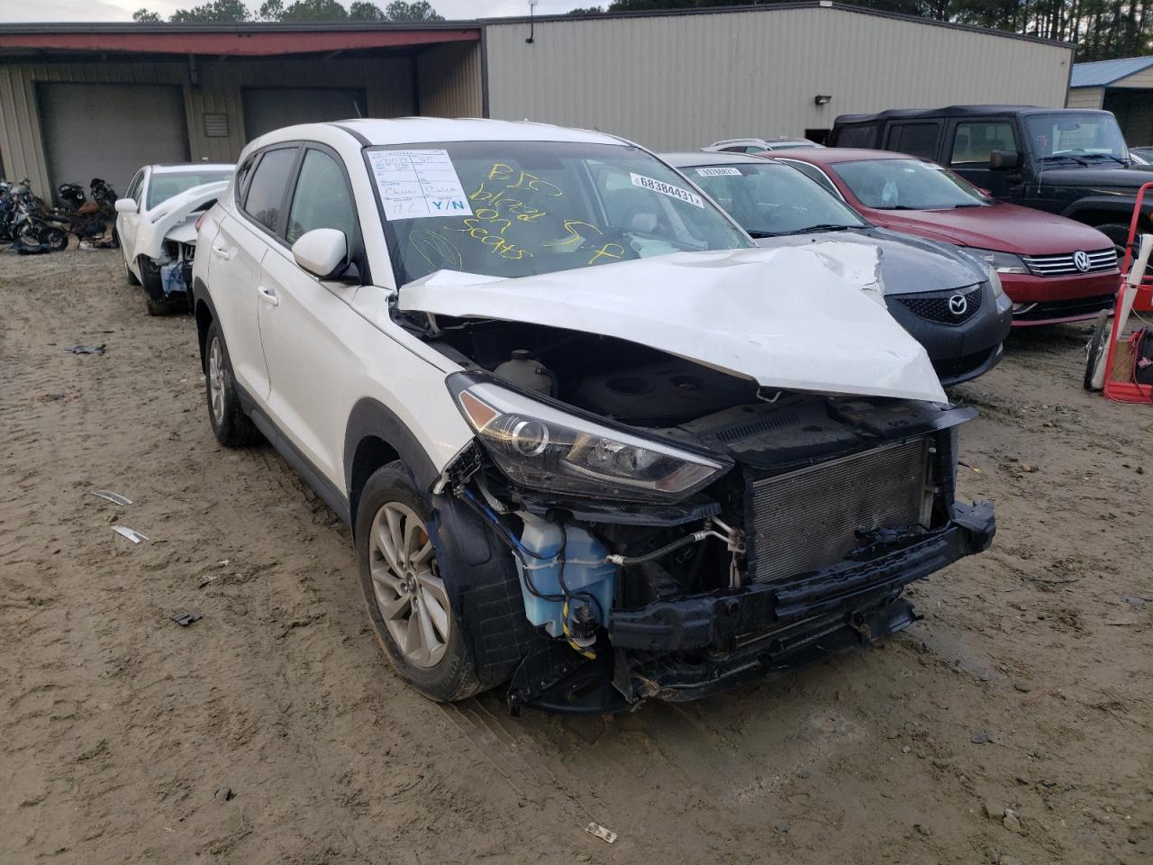 HYUNDAI TUCSON SE 2018 with VIN KM8J2CA45JU702483 - Photo from auction