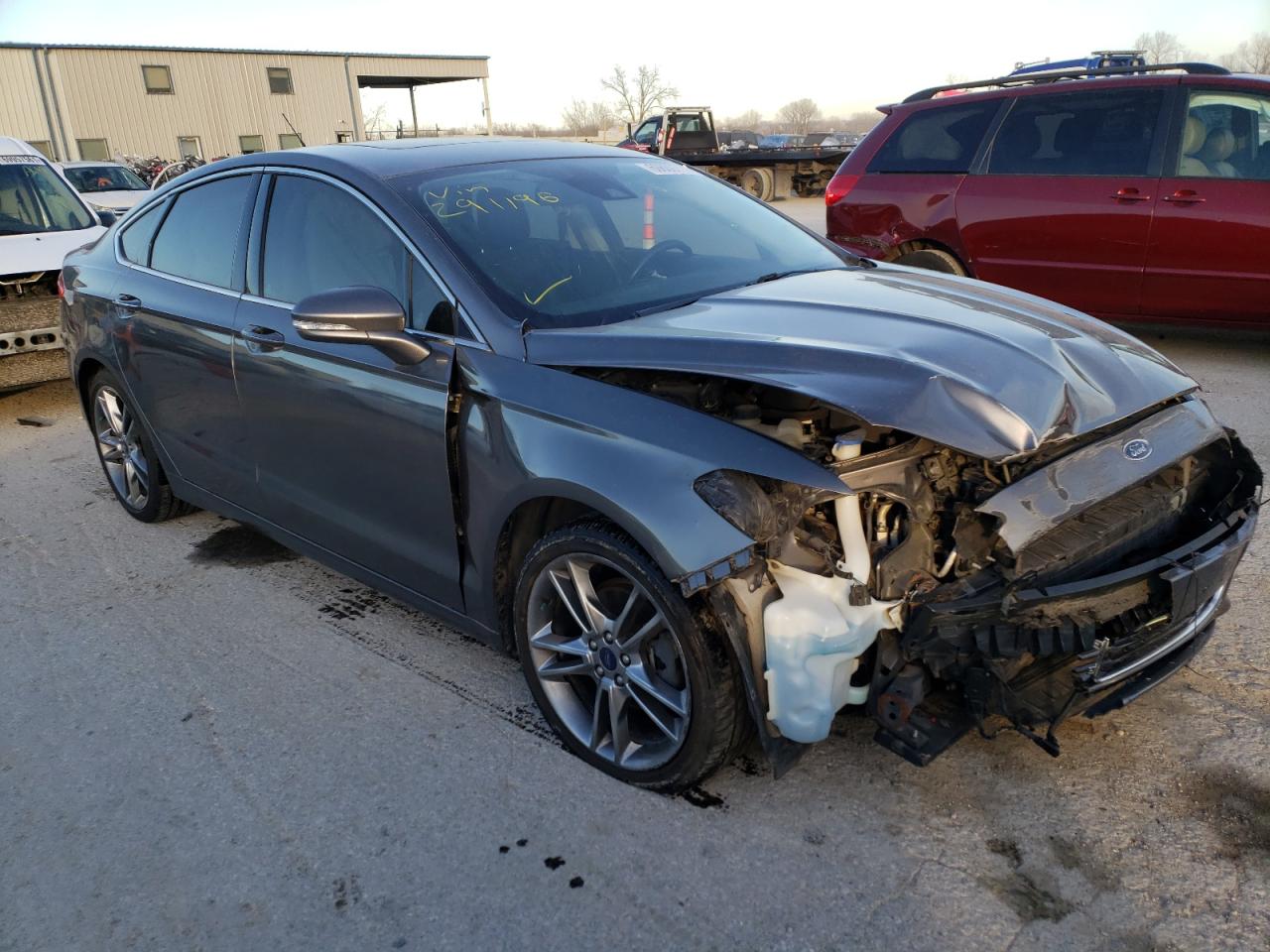 FORD FUSION TIT 2013 with VIN 3FA6P0K98DR291196 - Photo from auction