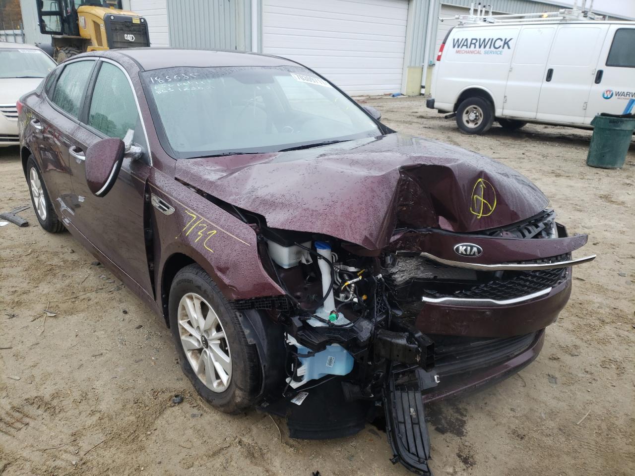 Photo 1 from auction – 2016 KIA OPTIMA LX with VIN 5XXGT4L34GG026645
