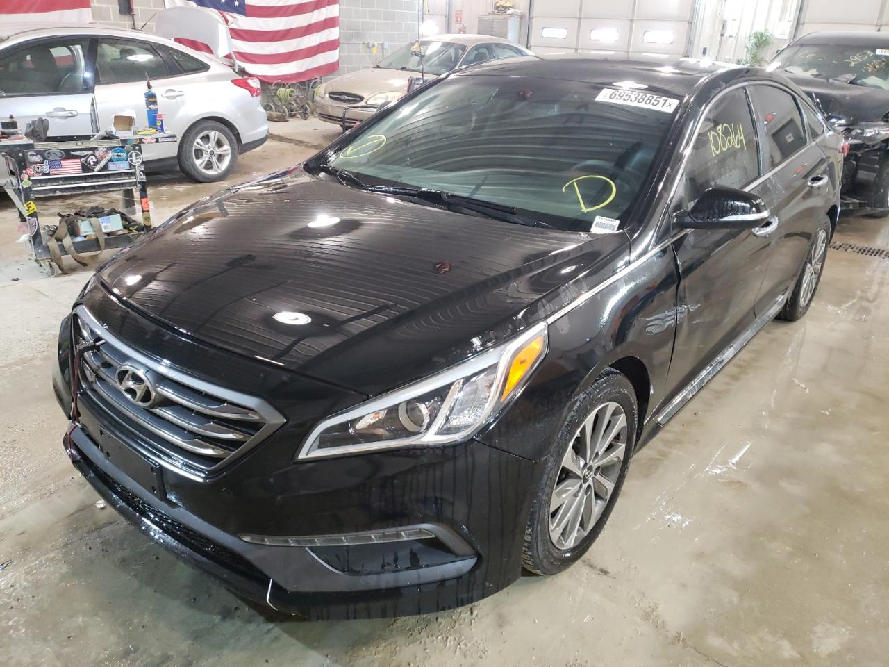 Photo 2 from auction – 2015 HYUNDAI SONATA SPO with VIN 5NPE34AF8FH245986