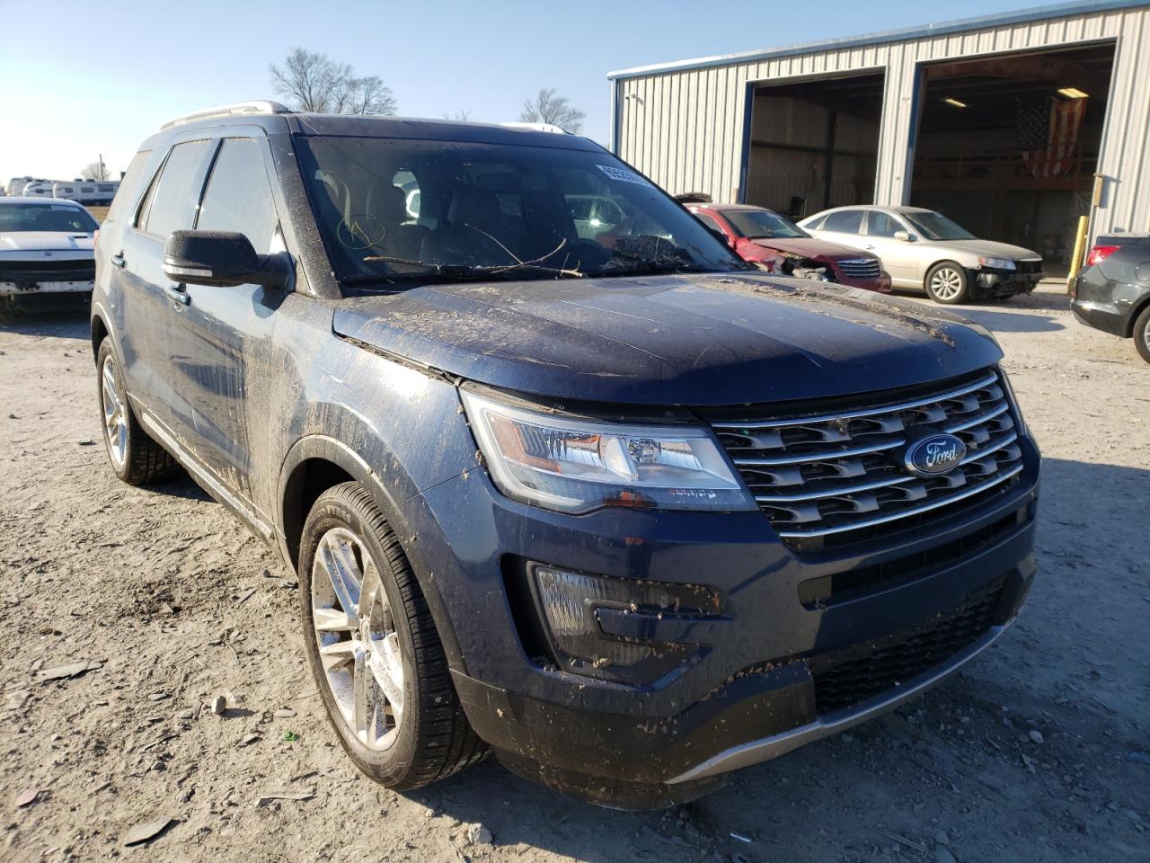 FORD EXPLORER X 2016 with VIN 1FM5K7D81GGA03057 - Photo from auction