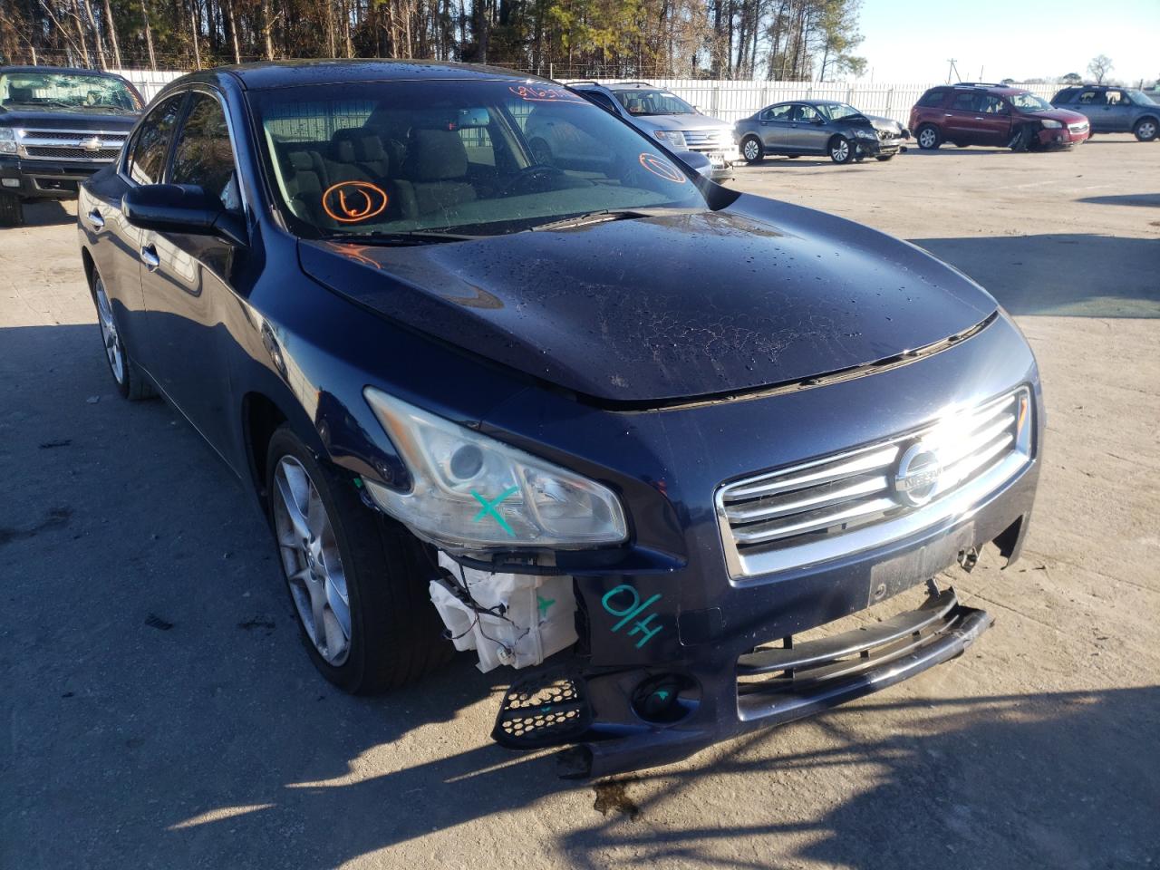 NISSAN MAXIMA S 2014 with VIN 1N4AA5AP3EC465913 - Photo from auction