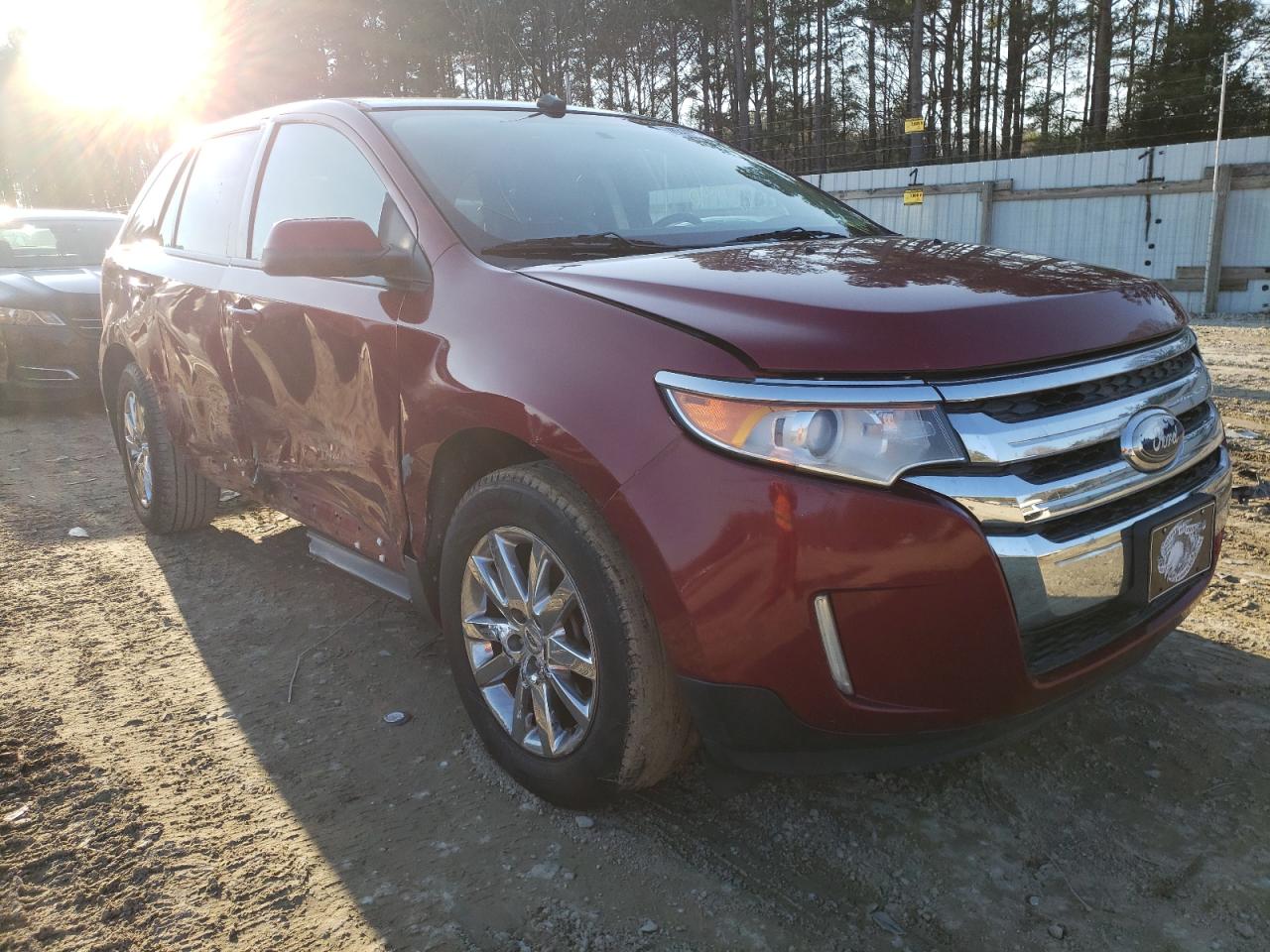 FORD EDGE SEL 2013 with VIN 2FMDK3J9XDBA43335 - Photo from auction