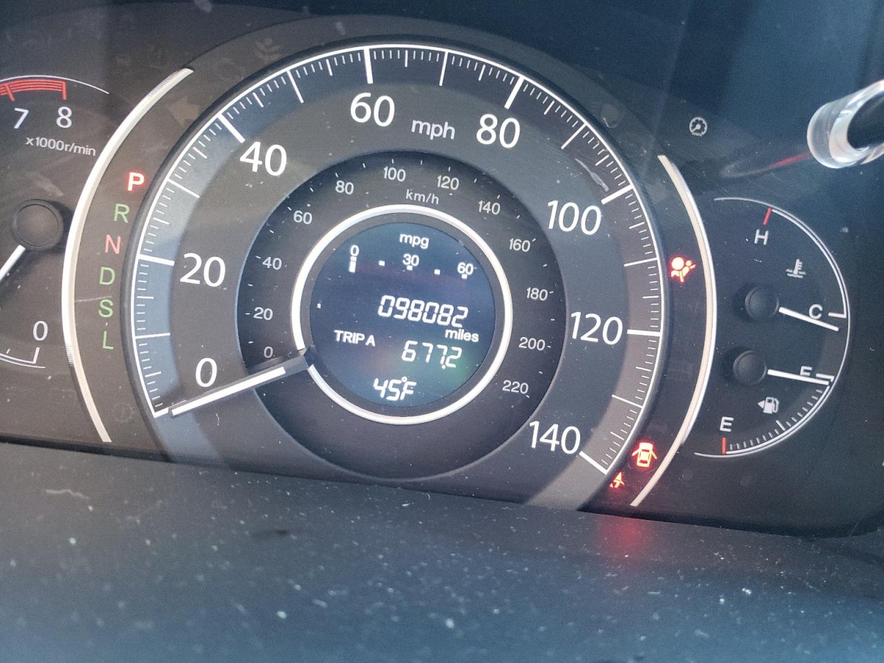 Photo 8 from auction – 2015 HONDA CR-V EX with VIN 2HKRM3H55FH540419