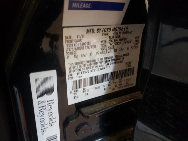 Photo 10 from auction – 2012 FORD F250 SUPER with VIN 1FT7W2BT2CEA87715