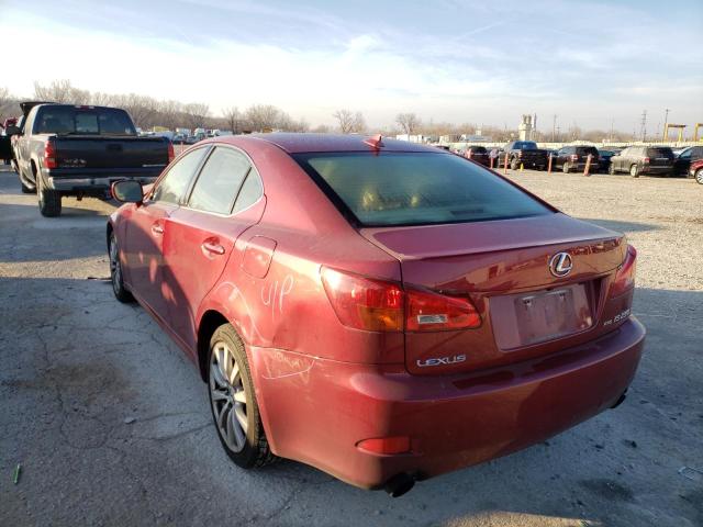 Photo 3 from auction – 2008 LEXUS IS 250 with VIN JTHCK262682023826