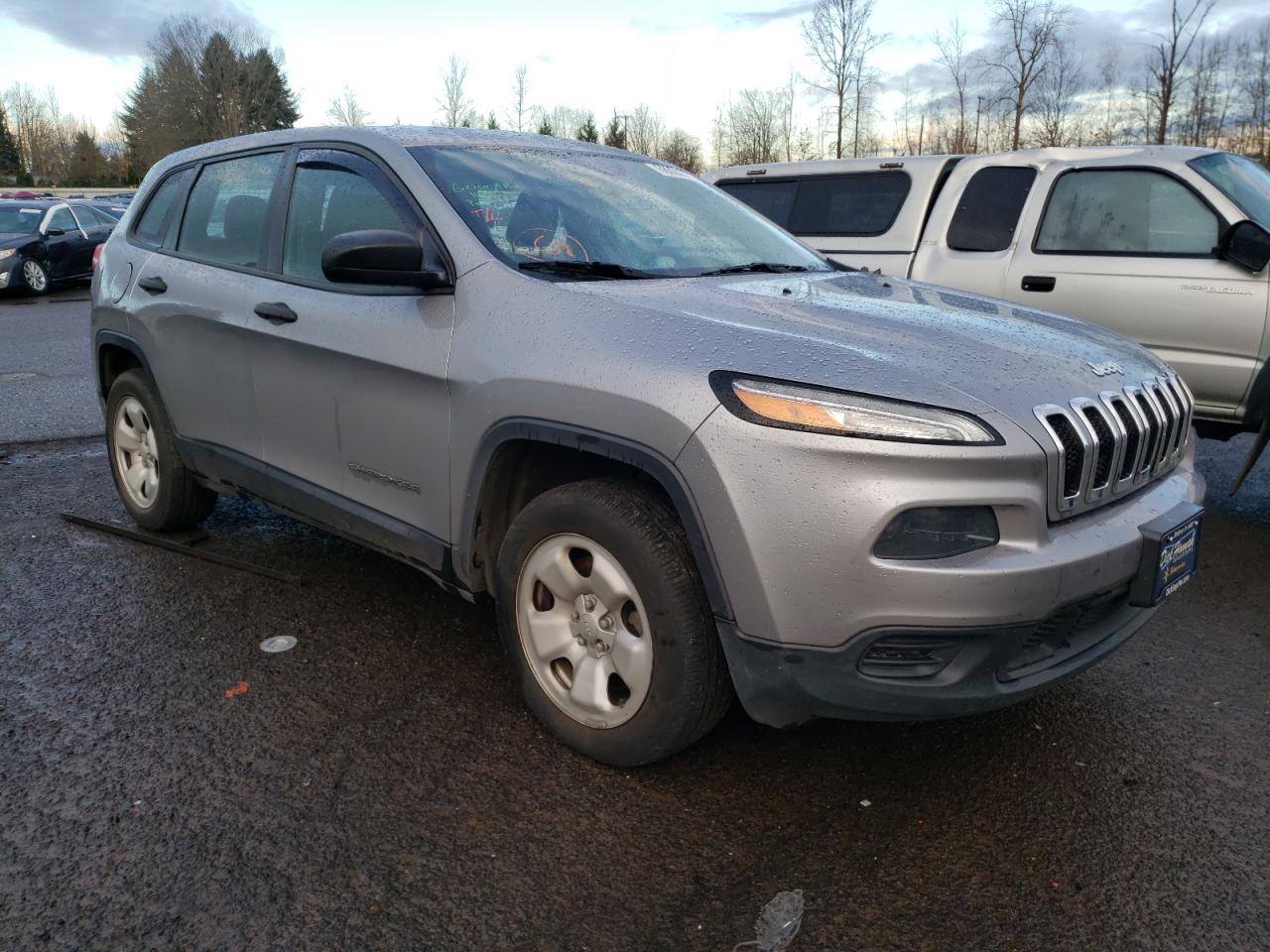 JEEP CHEROKEE S 2016 with VIN 1C4PJLAB9GW137877 - Photo from auction