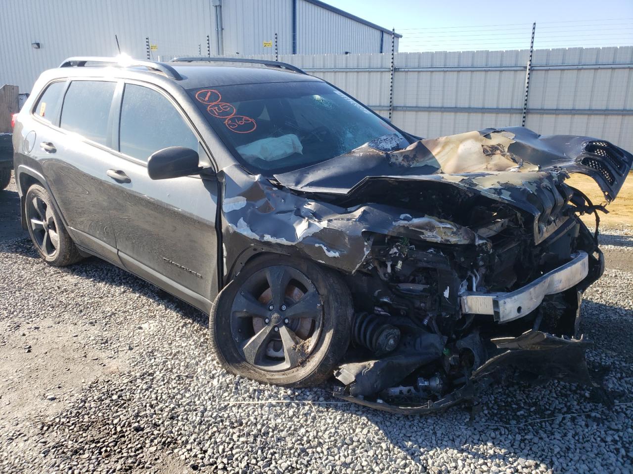 JEEP CHEROKEE S 2017 with VIN 1C4PJLAB1HW607109 - Photo from auction