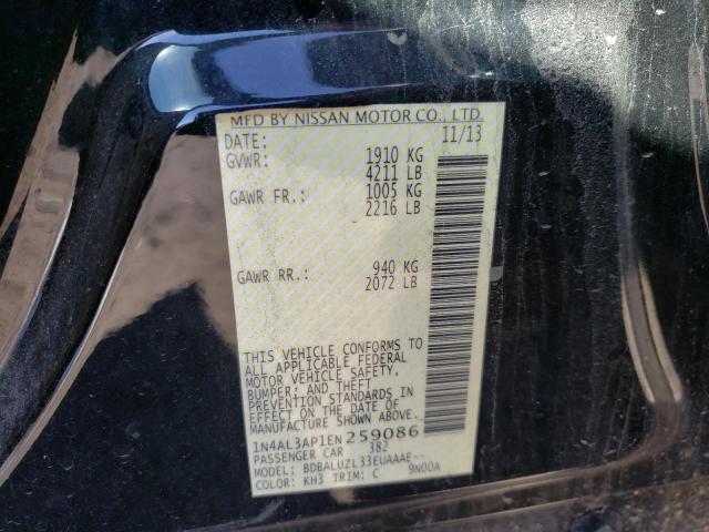 Photo 10 from auction – 2014 NISSAN ALTIMA 2.5 with VIN 1N4AL3AP1EN259086