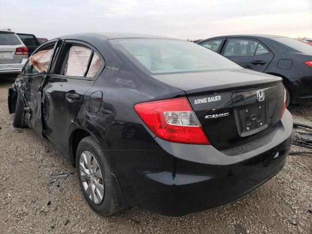 Photo 3 from auction – 2012 HONDA CIVIC LX with VIN 19XFB2F57CE018865