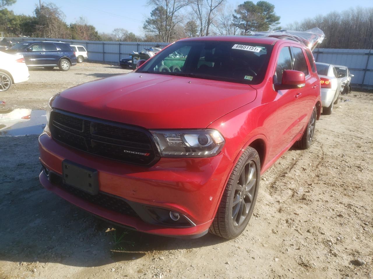 Photo 2 from auction – 2017 DODGE DURANGO GT with VIN 1C4RDHDG4HC869969