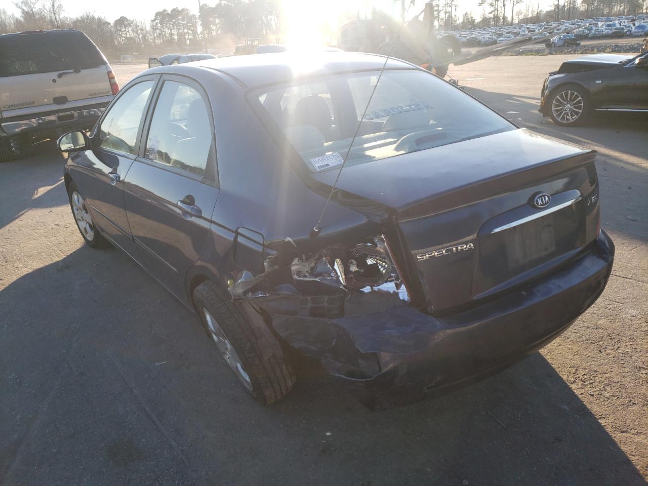 Photo 3 from auction – 2006 KIA SPECTRA LX with VIN KNAFE122865287127