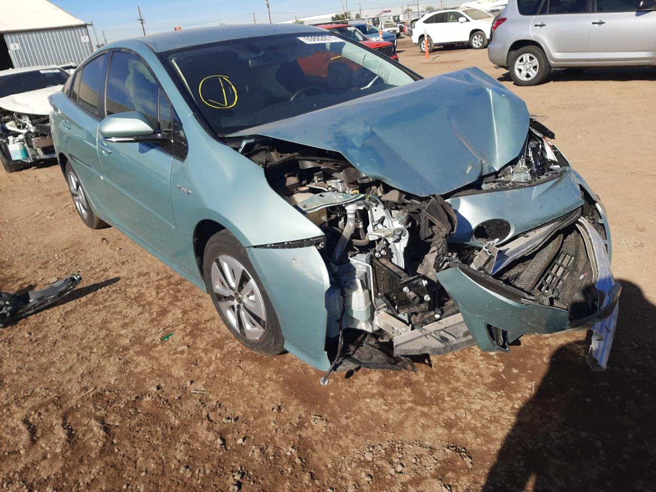 Photo 1 from auction – 2016 TOYOTA PRIUS with VIN JTDKARFU6G3007287