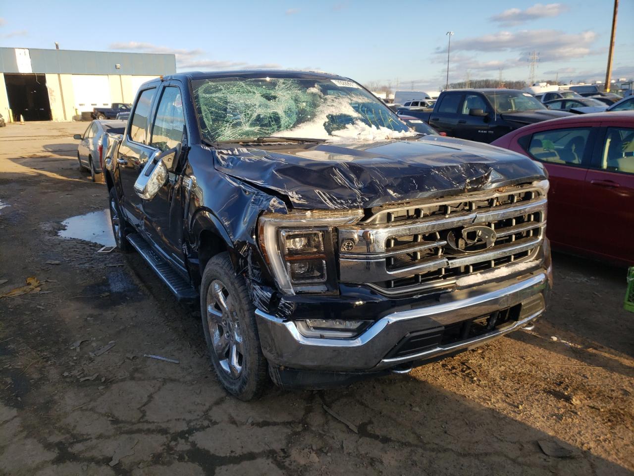 FORD F150 SUPER 2021 with VIN 1FTFW1ED0MFC03189 - Photo from auction