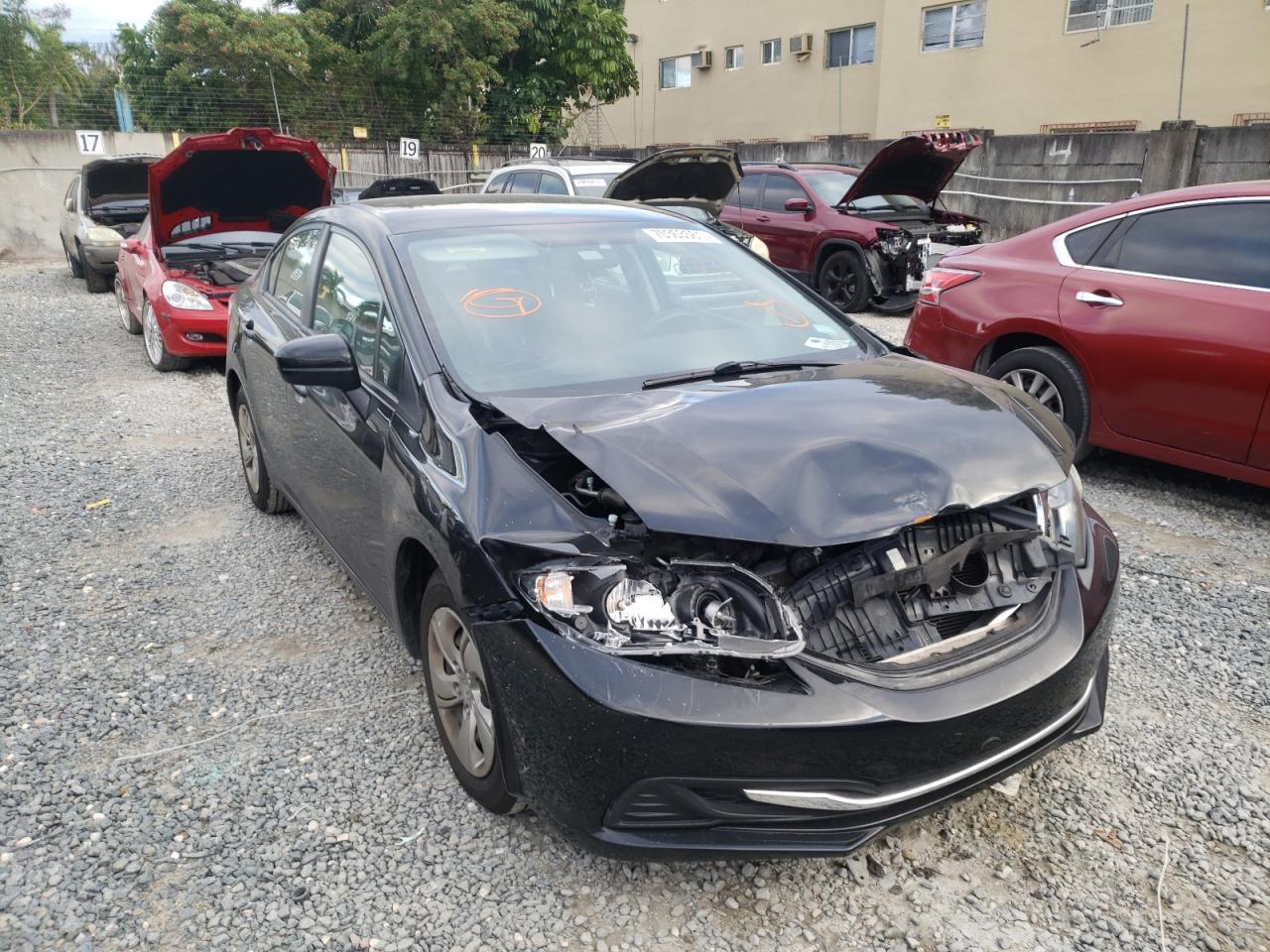 HONDA CIVIC LX 2015 with VIN 19XFB2F52FE078413 - Photo from auction