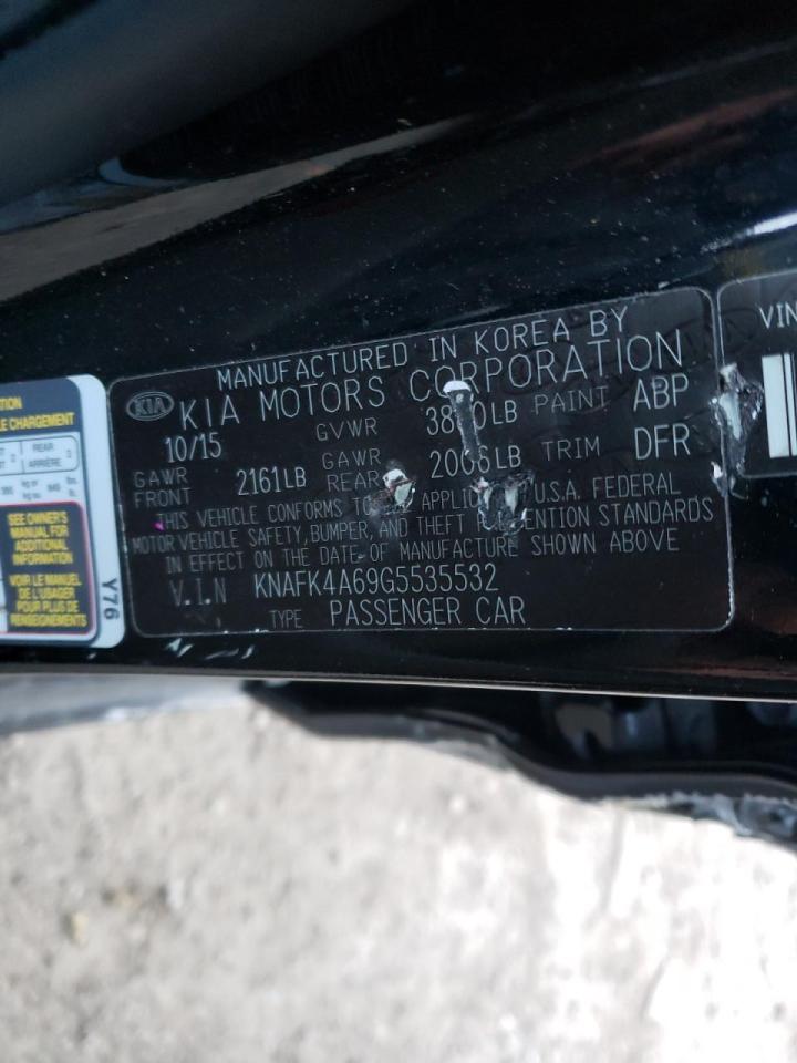 Photo 10 from auction – 2016 KIA FORTE LX with VIN KNAFK4A69G5535532