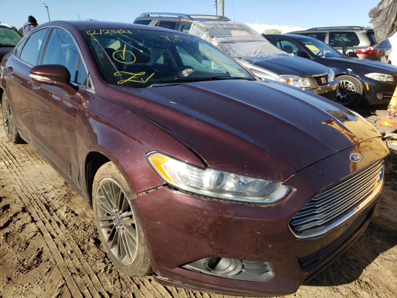 FORD FUSION SE 2013 with VIN 3FA6P0H94DR292417 - Photo from auction