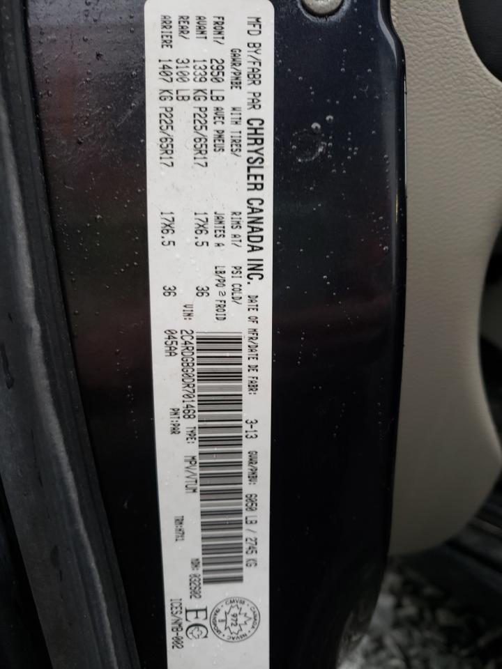 Photo 10 from auction – 2013 DODGE GRAND CARA with VIN 2C4RDGBG0DR701468