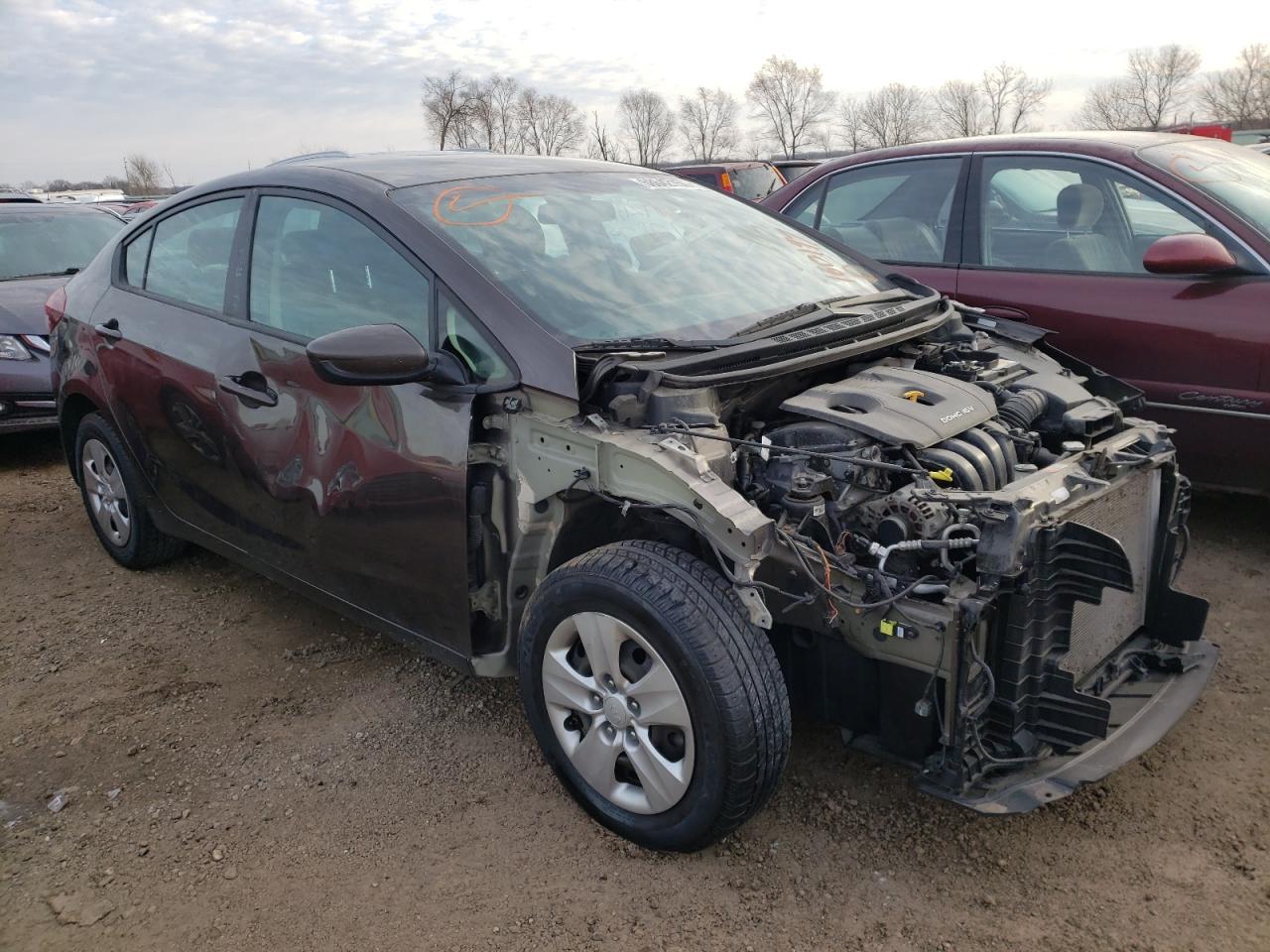 KIA FORTE LX 2017 with VIN 3KPFK4A76HE160197 - Photo from auction