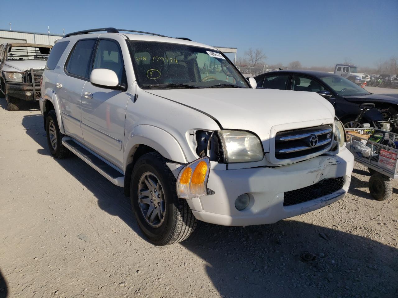 TOYOTA SEQUOIA LI 2003 with VIN 5TDBT48A93S179774 - Photo from auction