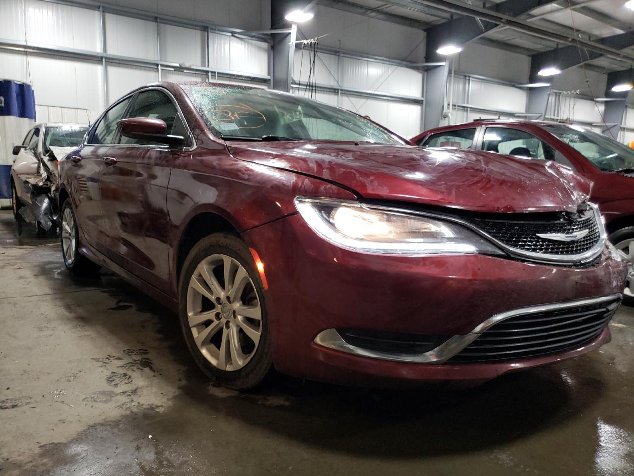 CHRYSLER 200 LIMITE 2015 with VIN 1C3CCCAB1FN616361 - Photo from auction