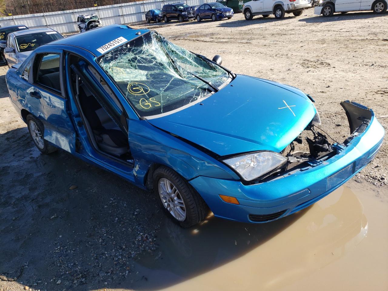 FORD FOCUS ZX4 2007 with VIN 1FAFP34N87W347344 - Photo from auction