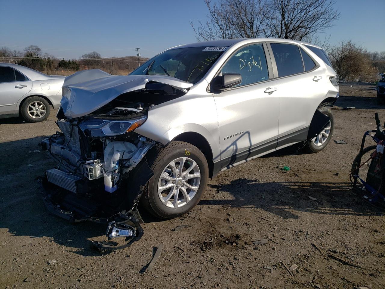 Photo 2 from auction – 2021 CHEVROLET EQUINOX LS with VIN 3GNAXSEV0MS169585