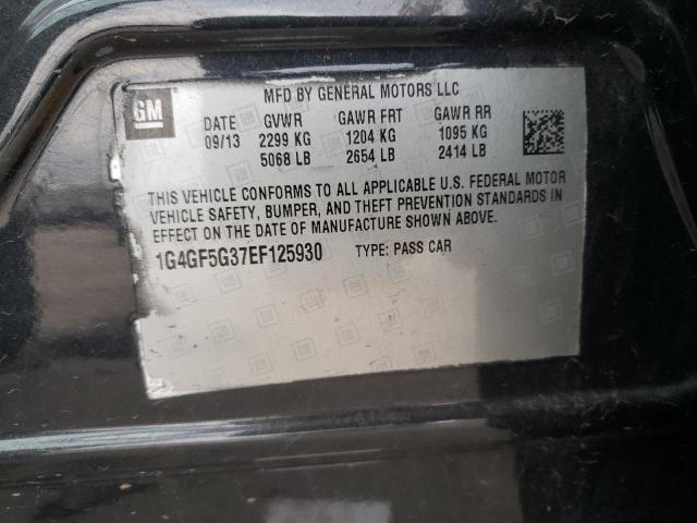 Фото 10 с аукциона – 2014 BUICK LACROSSE с VIN 1G4GB5G32EF119657