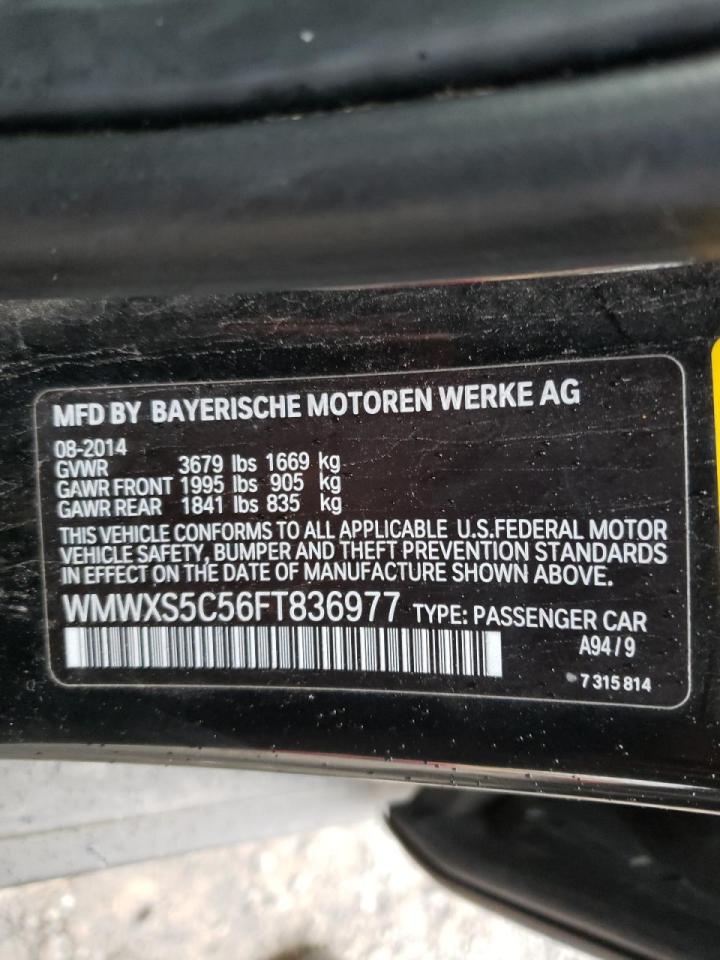 Photo 10 from auction – 2015 MINI COOPER with VIN WMWXS5C56FT836977