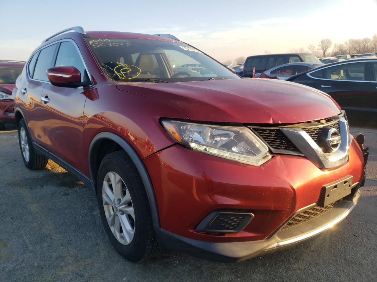 Photo 1 from auction – 2015 NISSAN ROGUE S with VIN KNMAT2MV0FP523693