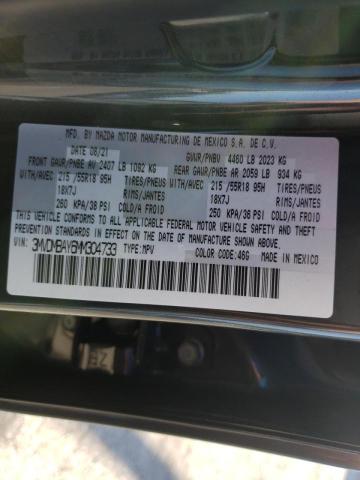 Photo 10 from auction – 2021 MAZDA CX-30 with VIN 3MVDMBAY6MM304733