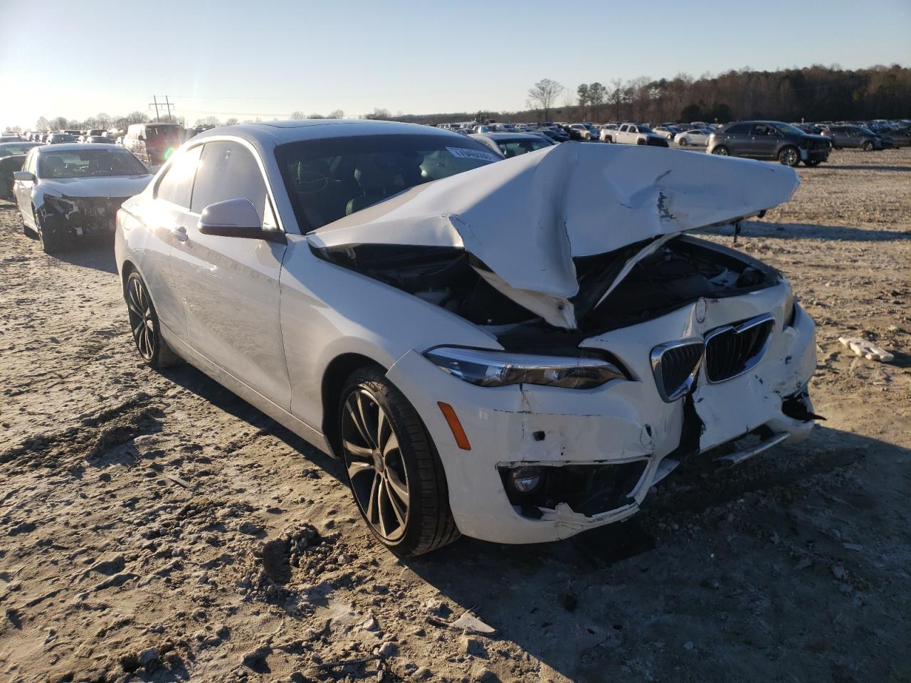 BMW 230I 2018 with VIN WBA2J1C59JVD09280 - Photo from auction