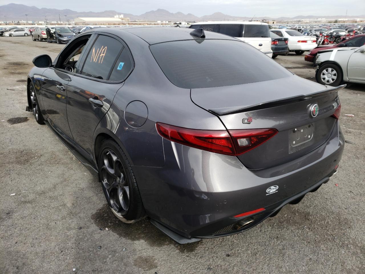 Photo 3 from auction – 2018 ALFA ROMEO GIULIA TI with VIN ZARFAECN4J7596594