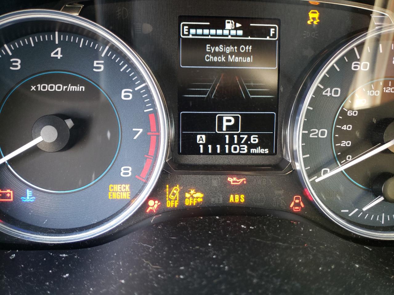Photo 8 from auction – 2015 SUBARU XV CROSSTR with VIN JF2GPAFC4F8320077