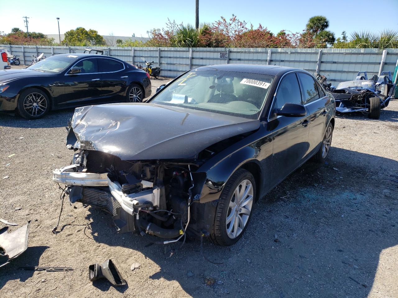 Photo 2 from auction – 2013 AUDI A4 PREMIUM with VIN WAUFFAFL0DN029858