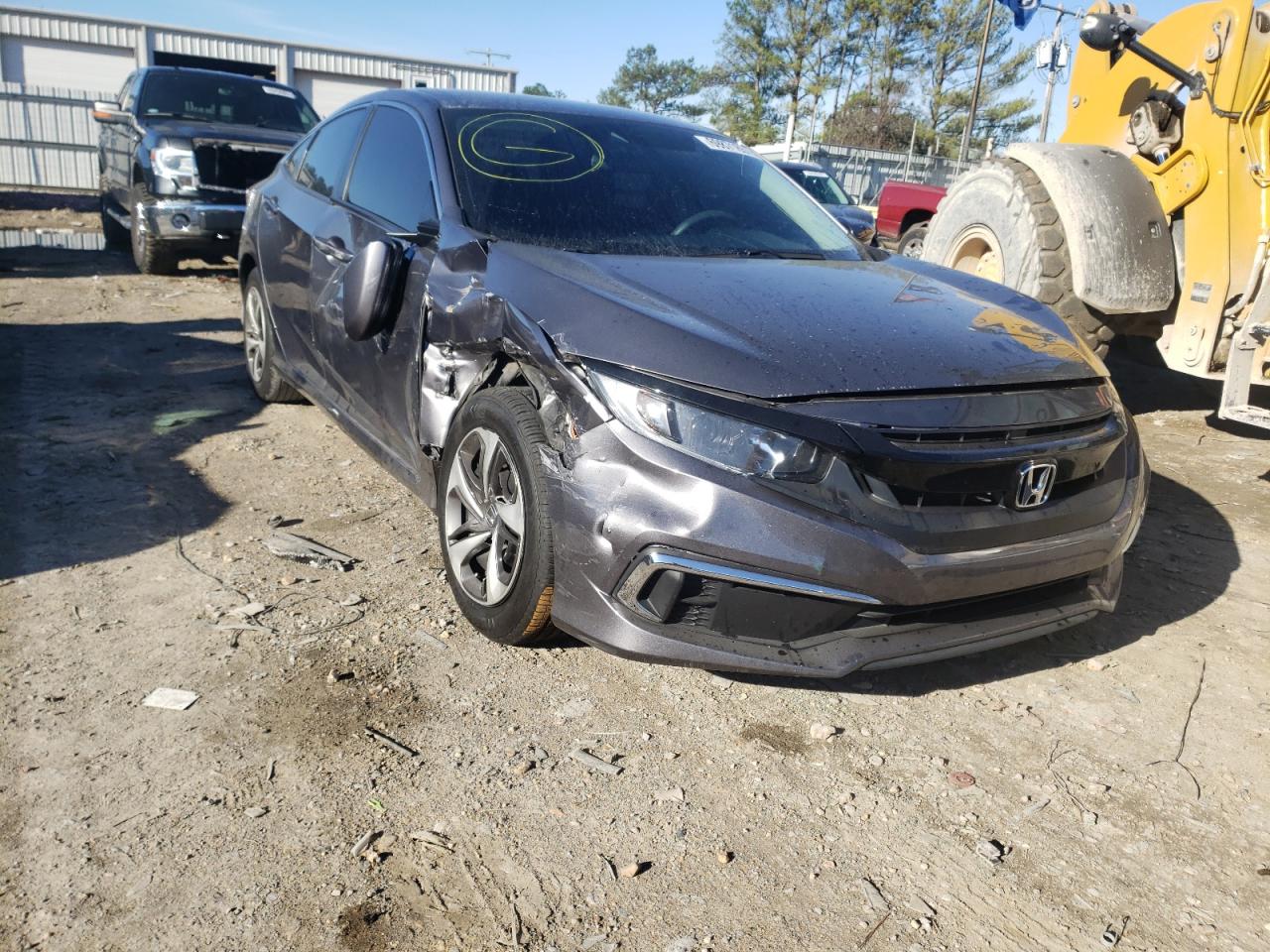 Photo 1 from auction – 2019 HONDA CIVIC LX with VIN 19XFC2F67KE019275