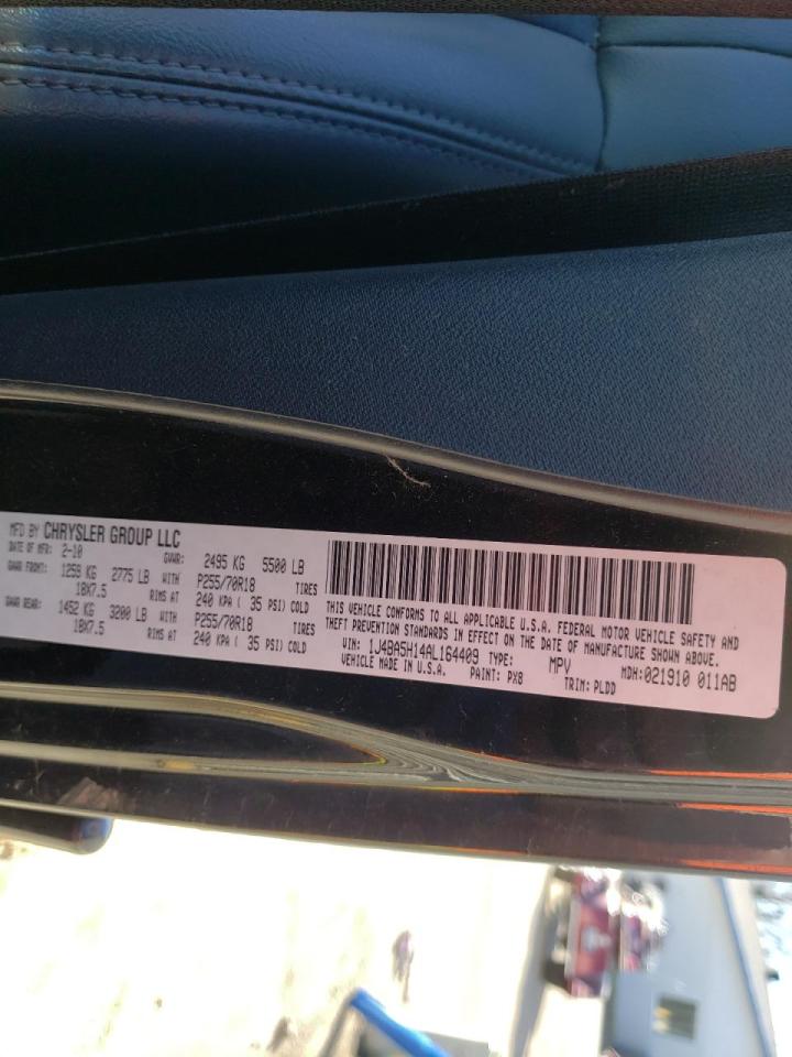 Photo 10 from auction – 2010 JEEP WRANGLER U with VIN 1J4BA5H14AL164409