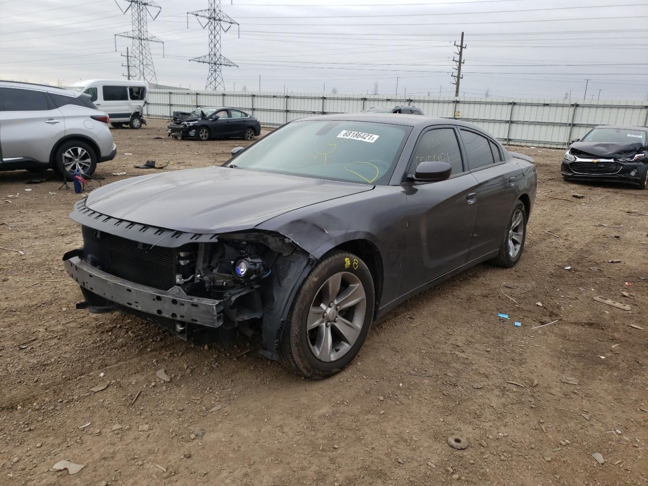 Photo 2 from auction – 2016 DODGE CHARGER SX with VIN 2C3CDXHG4GH149517