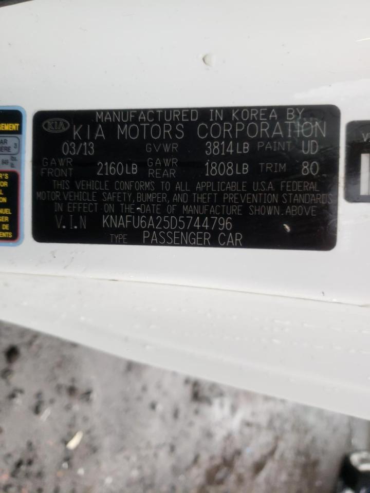Photo 10 from auction – 2013 KIA FORTE EX with VIN KNAFU6A25D5744796