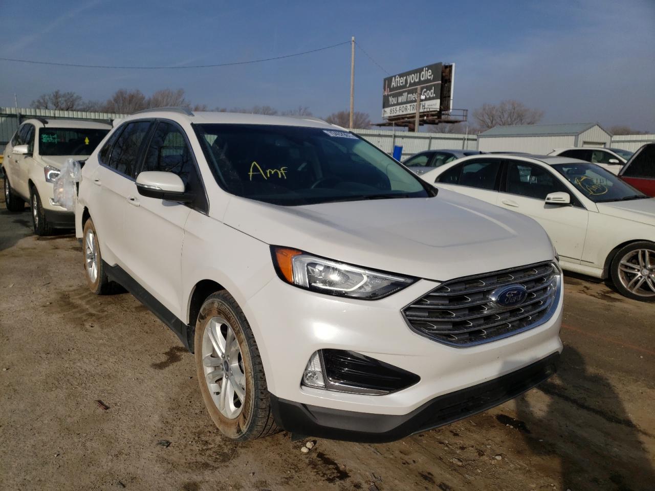 FORD EDGE SEL 2019 with VIN 2FMPK4J96KBB76125 - Photo from auction