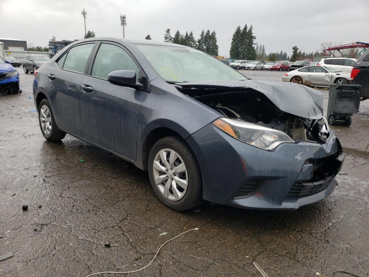 TOYOTA COROLLA L 2014 with VIN 5YFBURHE3EP102228 - Photo from auction